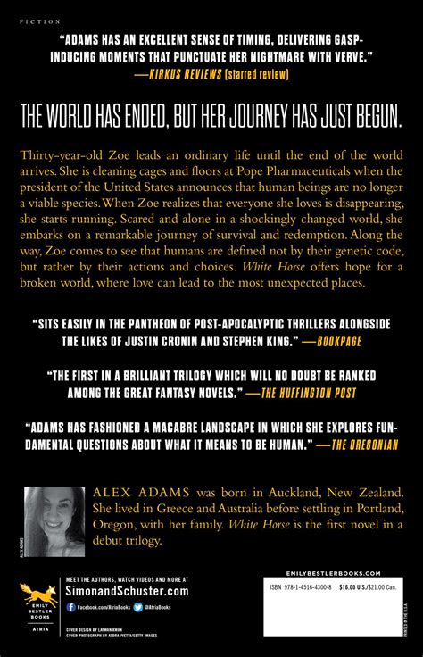 White Horse | Book by Alex Adams | Official Publisher Page | Simon ...