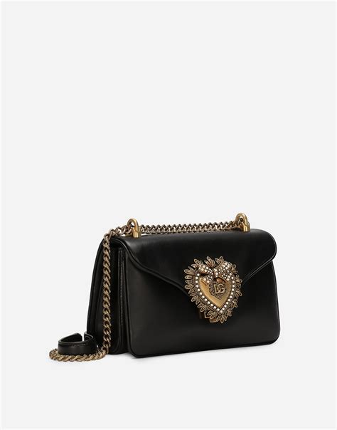 Devotion shoulder bag in Black for Women | Dolce&Gabbana®