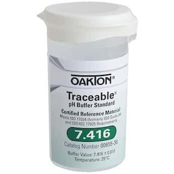 Oakton Traceable® One-Shot™ Buffer Solution, Clear, pH 7.416; 6 x 100 ...