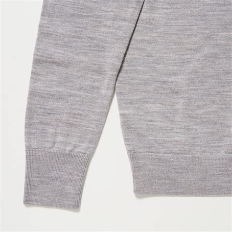 Uniqlo 100pct Extra Fine Merino Crew Neck Cardigan For Sale India ...
