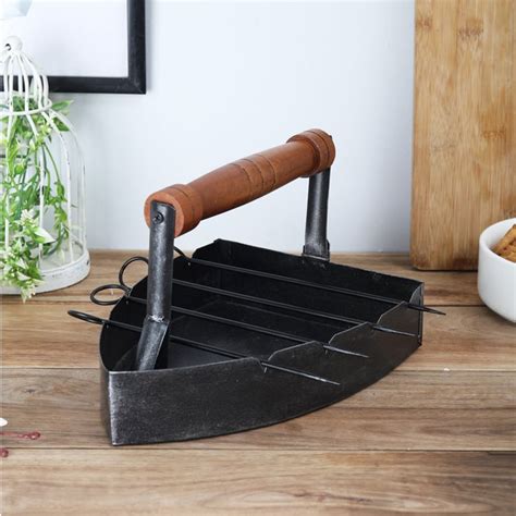 Buy EK DO DHAI Metal BBQ Serving Platter with Skewers from Ek Do Dhai ...