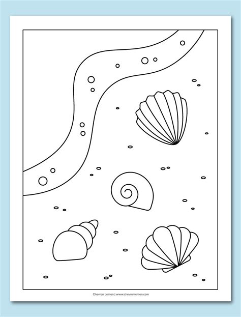 Image result for Sea Shells Printable