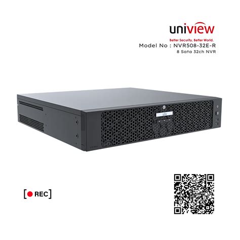 UNV Uniview NVR508-32E-R Series 8 Sata 32Ch NVR Network Video Recorder ...