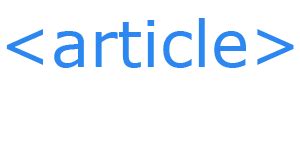 Image result for Article HTML Tag
