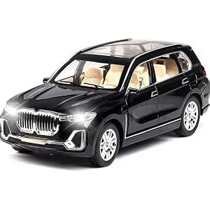 QQ Show 1:32 Die Cast Alloy Metal Car Model BMW X7 Black Car with Sound ...