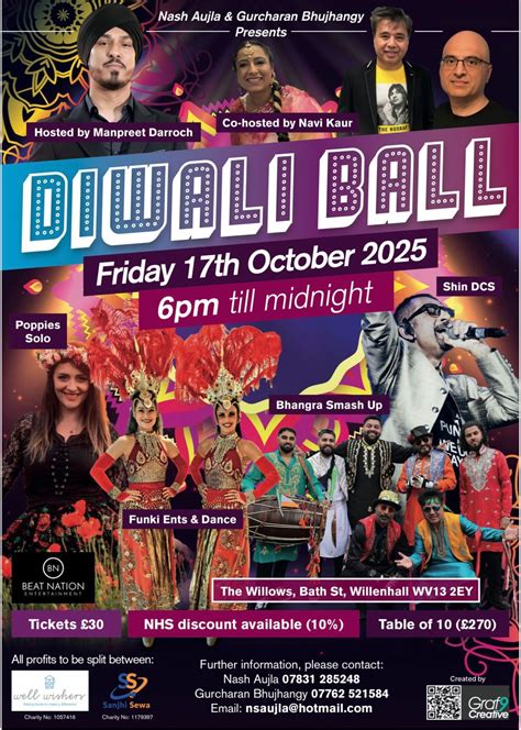 Diwali Ball 2025, Willows -Willenhall, Walsall, 17 October 2025 | AllEvents