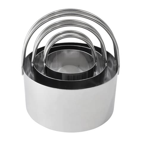 Buy R&M International 1745 Stainless Steel Round Biscuit Cutters with ...