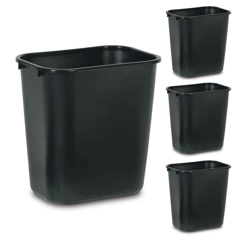Rubbermaid Commercial Products Plastic Wastebasket/Trash Can, 7-Gallon ...