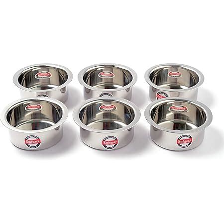 Buy SOWBAGHYA Stainless Steel Dabara Set (4) | Tea Dabara Set | South ...