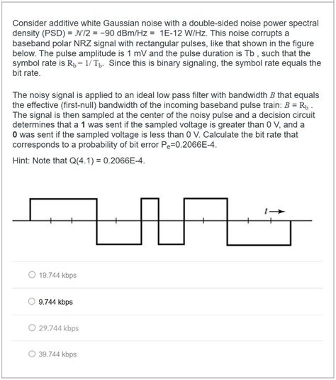 Image result for Additive White Gaussian Noise Tutorial