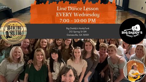Weekly Line Dance Lessons and Open Dance at Big Daddys , Big Daddy's ...