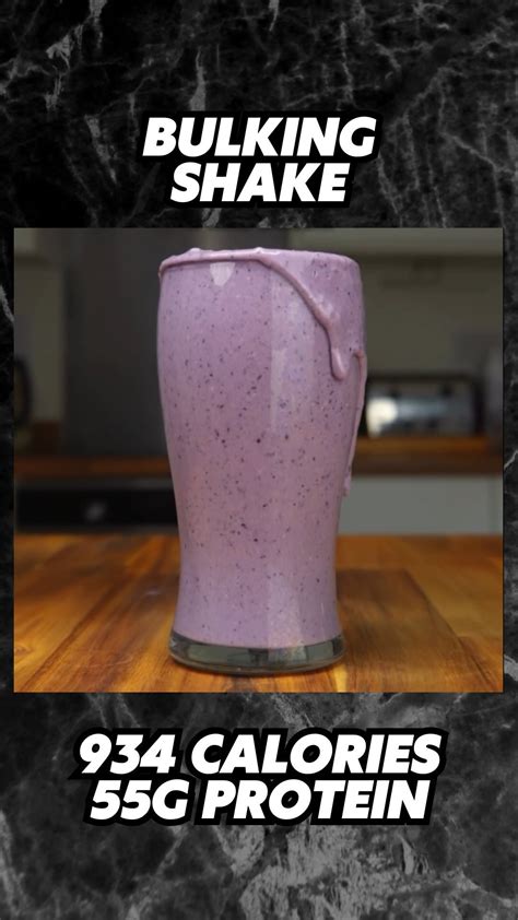 HIGH PROTEIN MEALS | The Best High Calorie Bulking Shake! 💪🏽🥤 This ...
