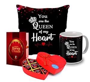 Midiron Karwa Chauth Chocolate Gift Hamper For Wife/Women/Girlfriend ...