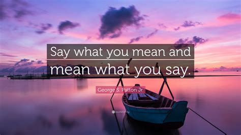 What Say You Meaning
