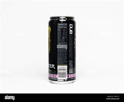 Monster Energy Dub Edition "BFC" back side with nutrition facts. 32oz ...
