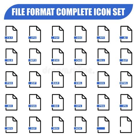 Image result for File Format Icon Set