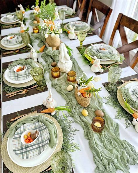 22 Easter Table Settings And Centerpieces For Stunning Spring Decor ...