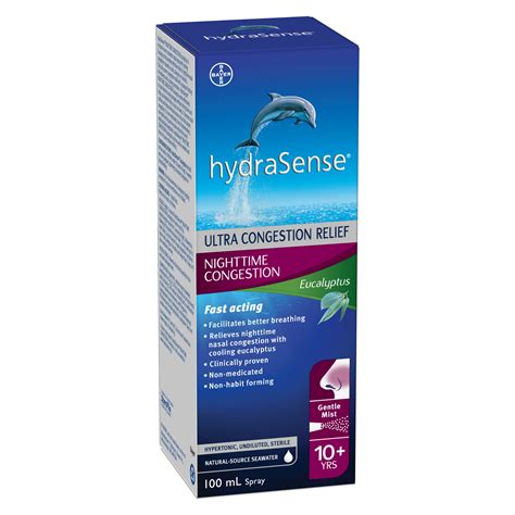 Ultra Congestion Relief Nighttime Nasal Spray| hydraSense®