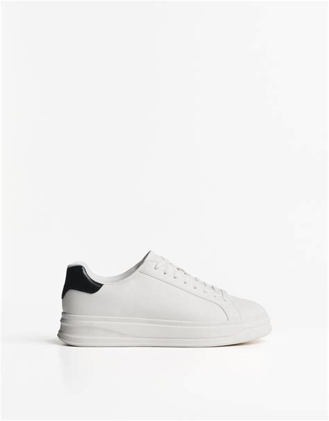 Minimalist lace-up trainers - Men | Bershka