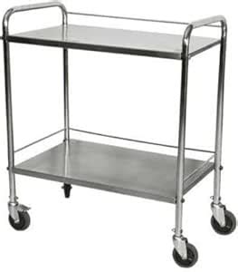 Instrument Trolley Stainless Steel SS with Handle in Two Sides (Medical ...