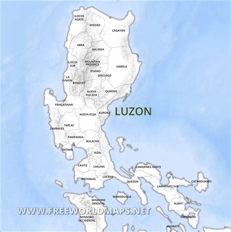 Luzon Maps, Philippines