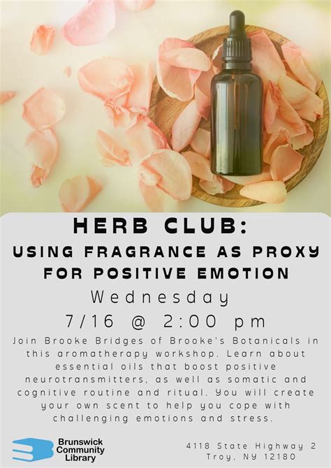 Herb Club: Using Fragrance as Proxy for Positive Emotion, 4118 State ...