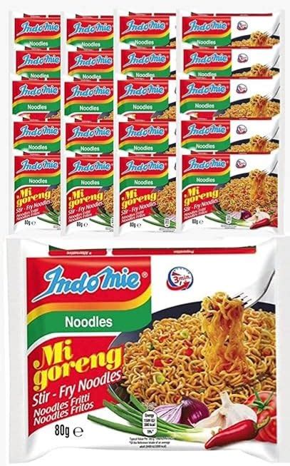 Indomie Mi Goreng Stir Fry Noodles Original Flavor 80g Pack ...