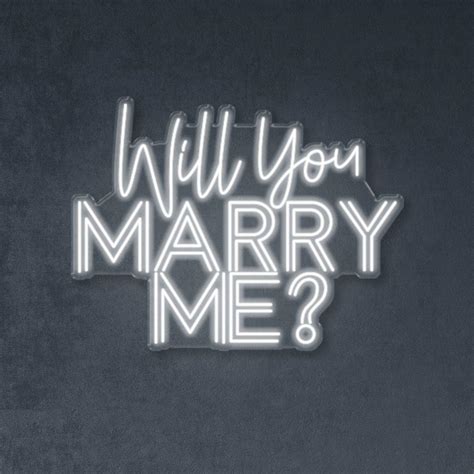 Will You Marry Me Signs | LED Neon Proposal Signs - Neonific.com