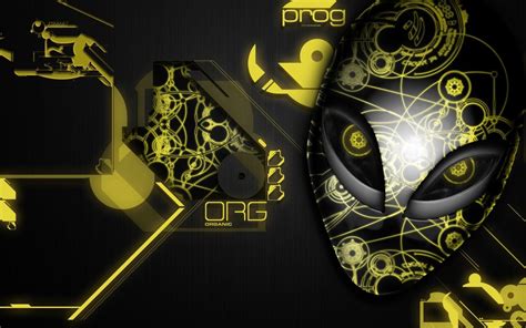 Image result for Alienware Yellow Alien Head On Lid