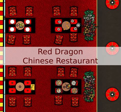 Red Dragon Chinese Restaurant Map | Cthulhu Architect