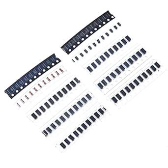 Bridgold 100pcs 10Types SMD Diodes Schottky Rectifier Diodes Assortment ...