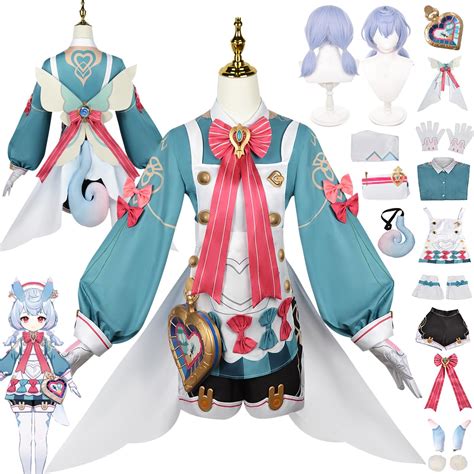 Amazon.com: MAXCBD Genshin Impact Sigewinne Cosplay Costume Outfit Game ...