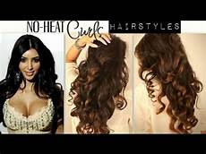 No Heat Hairstyles For Medium Hair by No Heat Curls Waves Heatless School No Heat Hairstyles For Medium Hair