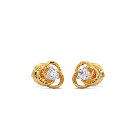 Aavya Solitaire Diamond Earrings-Candere by Kalyan Jewellers