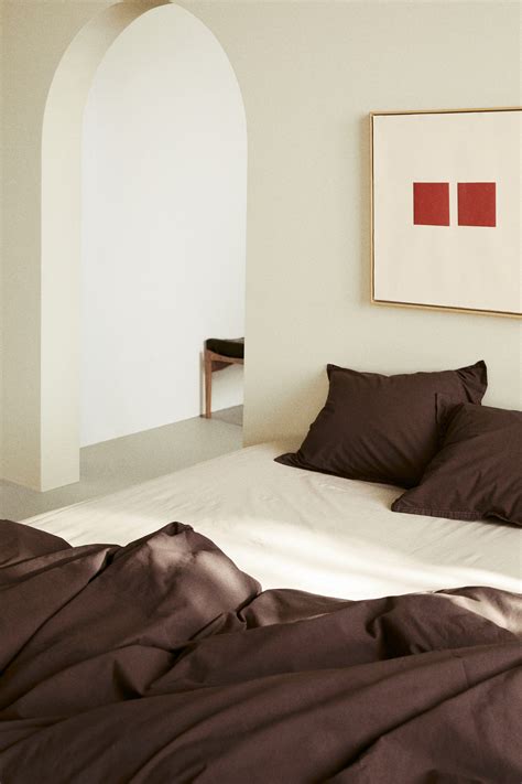 Fitted cotton sheet - Light mole - Home All | H&M IN