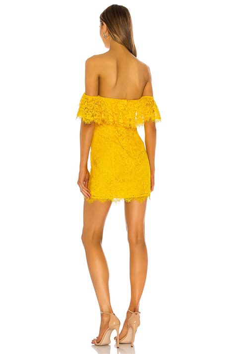 Michael Costello x REVOLVE Shera Mini Dress in Yellow | REVOLVE