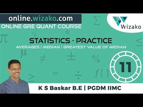 Practice Question: Averages- 11 Video Lecture - GRE