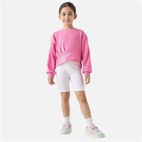 Buy Kappa Logo Print T-shirt with Overlapping Hem from Kappa at just ...