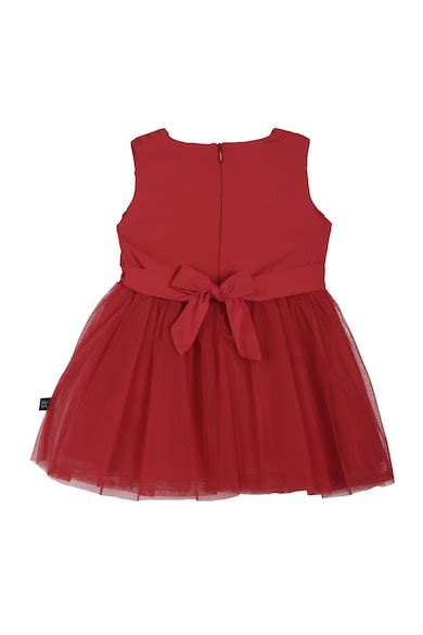 Buy Girls Red Solid Regular Fit Casual Frock Online - 726377 | Allen Solly