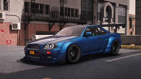 Nissan Skyline WideBody R34 - GTA 5 mod