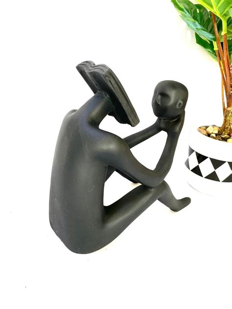 Figure Book Reading Face Unique Modern Art Quirky Designs From Tamrapa