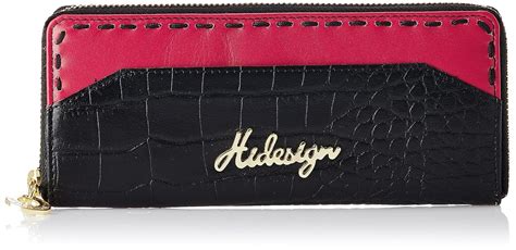 Buy Hidesign Women's Wallet (Black and Fuchsia) at Amazon.in