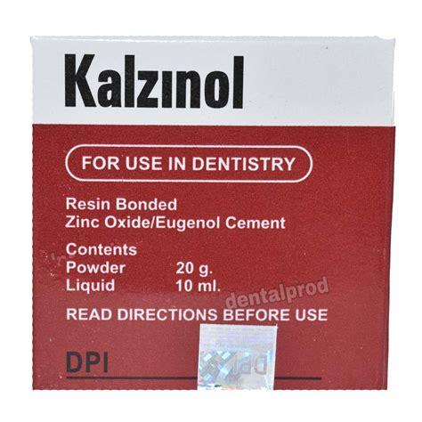 DPI Kalzinol Resin Bonded Dental Zinc Oxide Eugenol Cement – Dental Prod