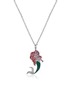 Disney Silver Plated Chain Necklace for Kids (Multi-Color) (SB3452N/1 ...