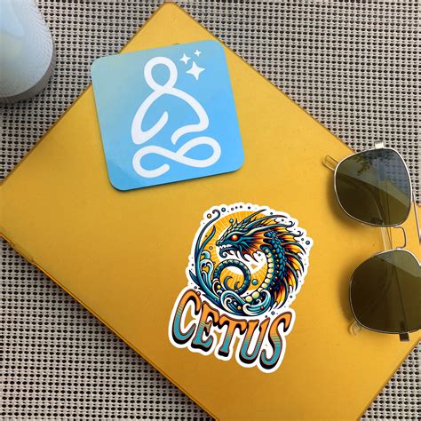 Cetus Flash Sticker, Zodiac Sign Sticker, Horoscope Custom Cetus ...