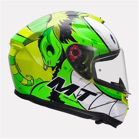 MT Hummer Melkor Gloss Fluorescent Yellow Helmet – AH Helmets