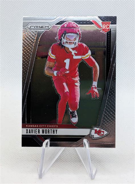 Xavier Worthy 2024 Panini Prizm Football Card #399 Rookie RC Kansas ...