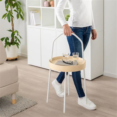BURVIK side table, white, 38 cm (15") - IKEA