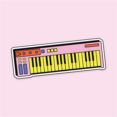 Retro Piano Sticker – Fantastick
