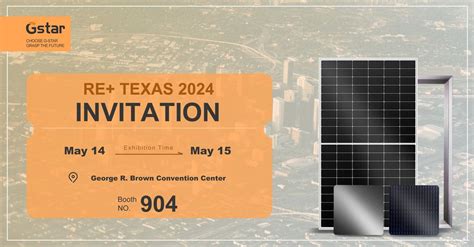 Showcasing Gstar PV modules and traceable materials in RE+ TEXAS 2024 ...